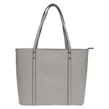 Image of Linea Zip Top Tote Bag - Grey