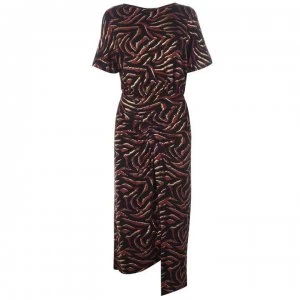 Image of Biba Tiger Dress - Tobacco