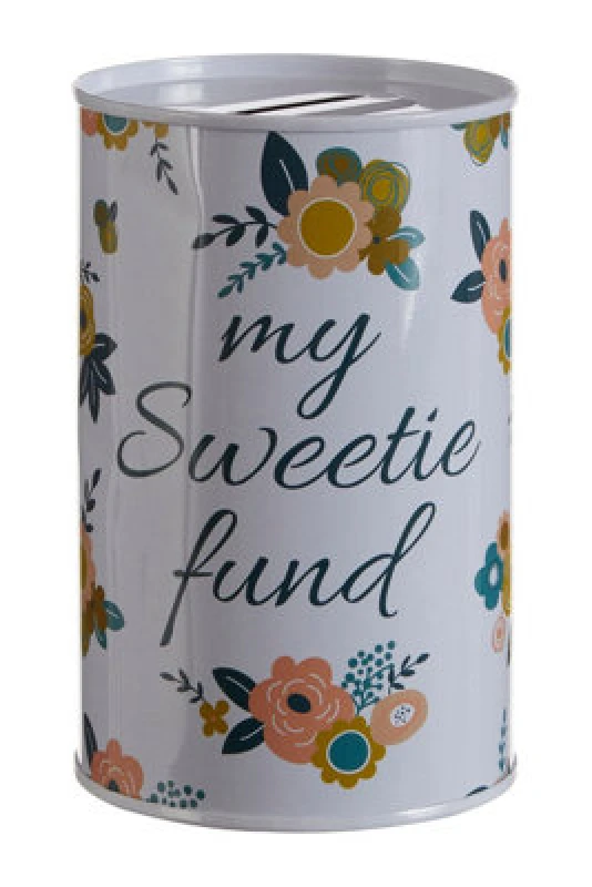 Image of Premier Housewares Alicia Small Money Tin White unisex