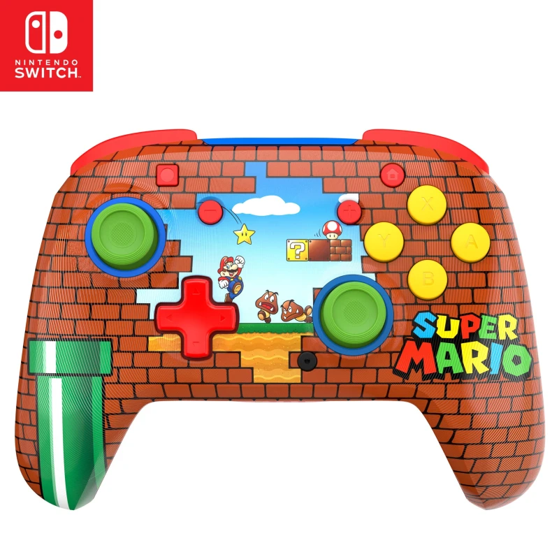Image of Turtle Beach Rematch Wireless NS Wireless For Nintendo Switch - Mario Bricks Reveal