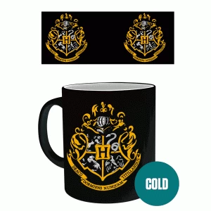 Image of Harry Potter - Hogwarts Crest Heat Changing Mug
