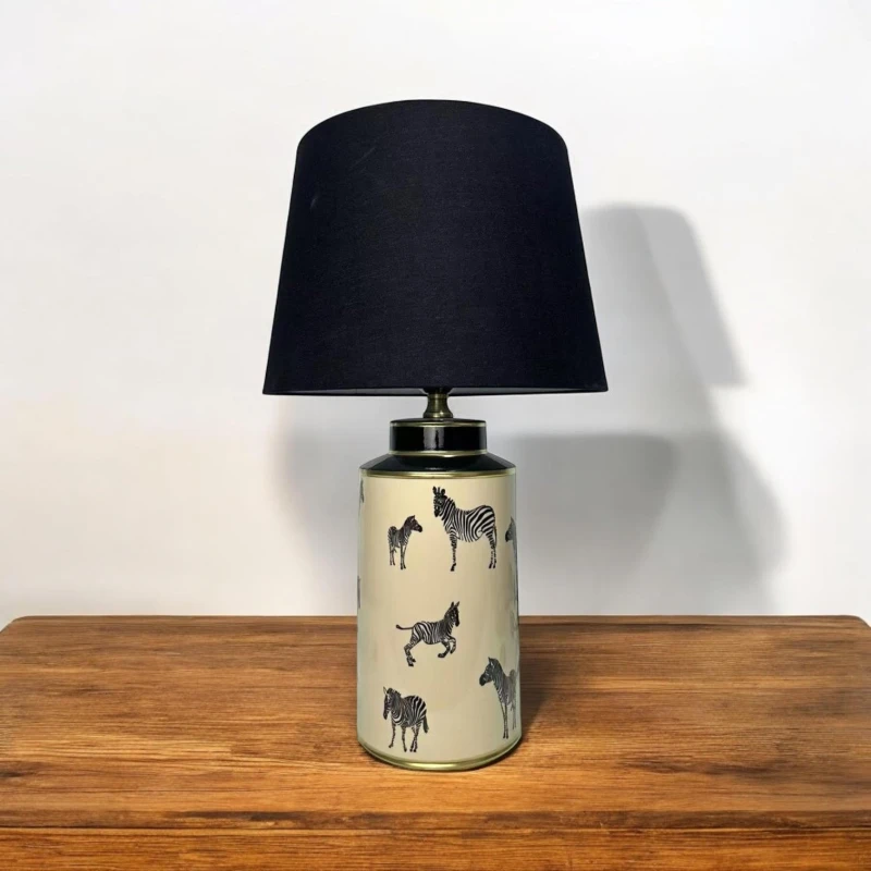 Image of Minster Lamp And Shade - Ceramic - L16 X W16 X H40 Cm