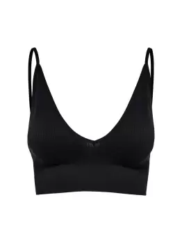Image of ONLY Seamless V-neck Bra Women Black