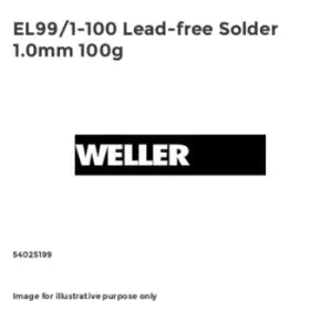 Image of Weller EL99/1-100 Lead-free Solder 1.0mm 100g