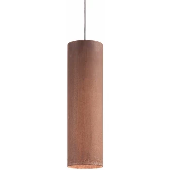 Image of Ideal Lux Lighting - Ideal Lux Look - 1 Light Dome Ceiling Pendant Light Weathered