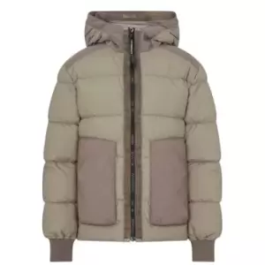 Image of CP COMPANY BoyS Mixed Goggle Jacket - Green