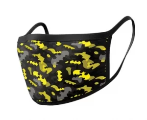 Image of Batman (Camo Yellow) 2 pack Face Covering