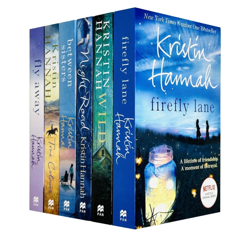 Image of Kristin Hannah 6 Books Collection Set (Firefly Lane, Wild, Night Road, Between Sisters, True Colours & Fly Away) Kristin Hannah Books