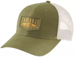 Image of Carhartt Canvas Workwear Patch Cap, green, green