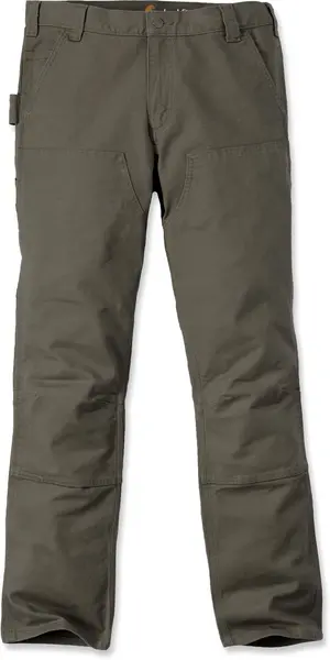 Image of Carhartt Straight Fit Double Front Pants, green, Size 36