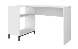 Image of Vola White Corner Computer Desk