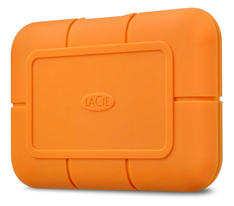 Image of LaCie Rugged 1TB NVMe USB C Orange External Solid State Drive EXR8LASTHR1000800