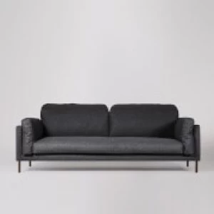 Image of Swoon Munich Smart Wool 3 Seater Sofa - 3 Seater - Anthracite