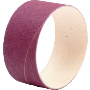 Image of York 45 X 30MM Abrasive Spiral Bands Aluminium Oxide 80 Grit- you get 5