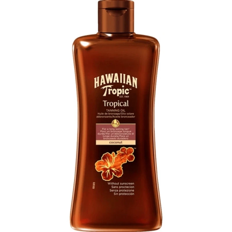 Image of Hawaiian Tropic Tanning Oil - 200ml 200-1445A01070