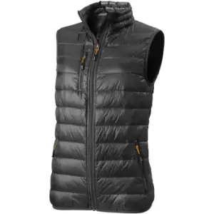 Image of Elevate Womens/Ladies Fairview Light Down Bodywarmer (S) (Anthracite)