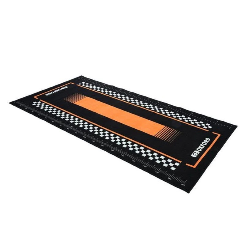 Image of Oxford OX914 Workshop Mat Pitlane Orange L 200 x 100cm