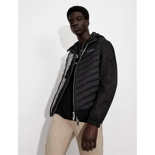 Image of Armani Exchange Piumino Gilet - Black XS