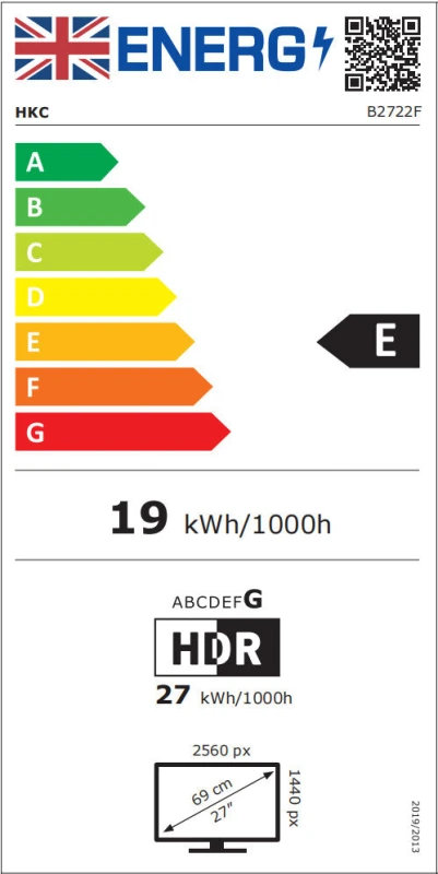 Image of HKC HKC B2722F 27 Business Monitor B2722F