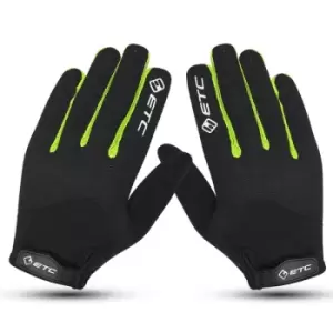 Image of ETC Peak MTB Gloves Black Yellow Large