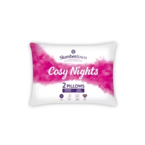 Image of Slumberdown Cosy Nights Firm Pillow Pack of 2