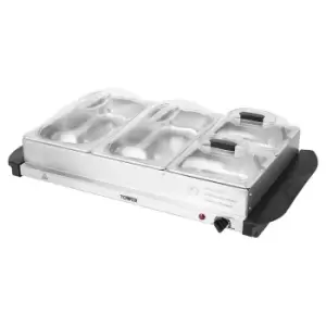 Image of Tower 4 Tray Buffet Server Warming Station 4 Tray Buffet Server Warmin