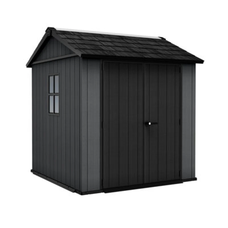 Image of Keter Newton Plus Shed 7x7.5ft Grey KET260264 TBK85079 TBK85079