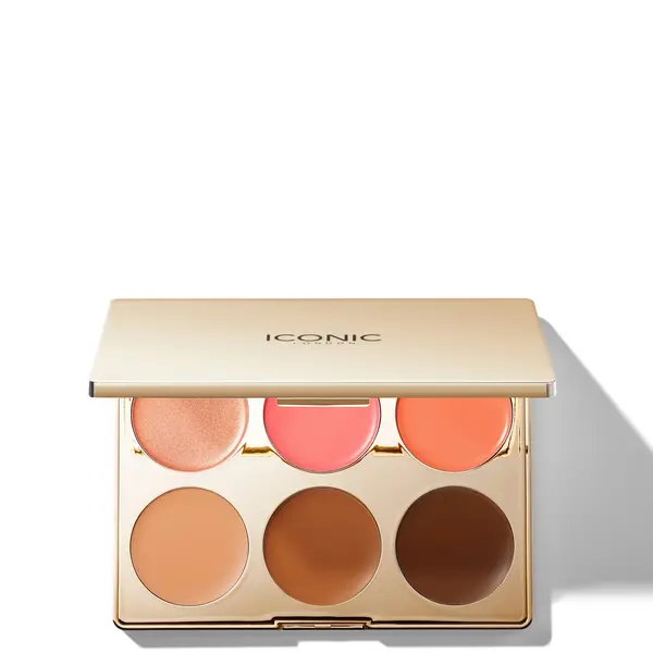 Image of Iconic London Multi-Use Cream Blush, Bronze and Highlight Palette