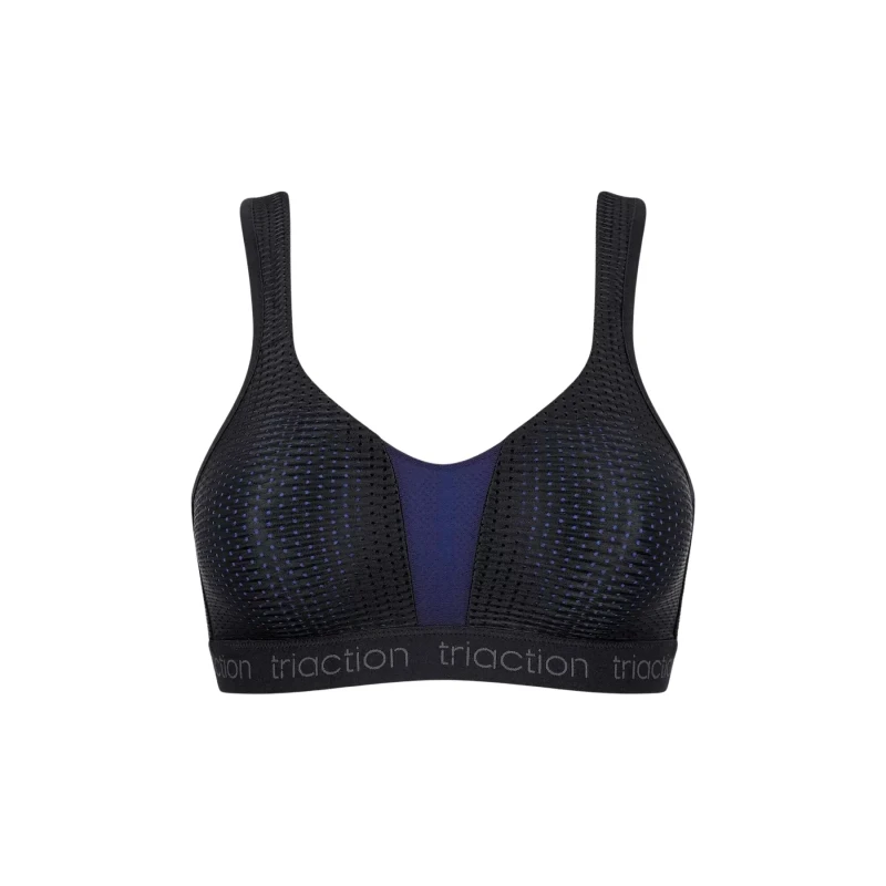 Image of Triumph Energy Lite Sports Bra Without Underwiring Black Women 38D;36D;34D;38C;36C;34C;38B;36B;34B;38DD;36DD;34DD