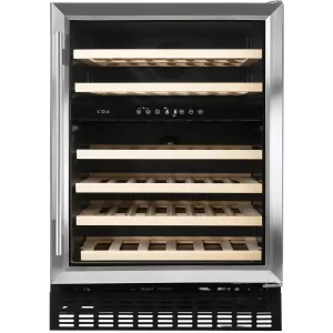 Image of CDA WCCFO602SS 46 Bottles Freestanding Undercounter Wine Cooler Fridge
