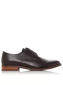 Image of Dune London Suffolks Shoes - Black Leather, Black Leather, Size 9, Men