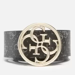 Image of Guess Womens Tyren Reversible Belt - Coal/Brown - M