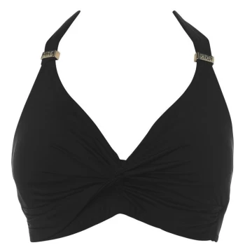 Image of Biba Sienna Twist Bikini Top - Black