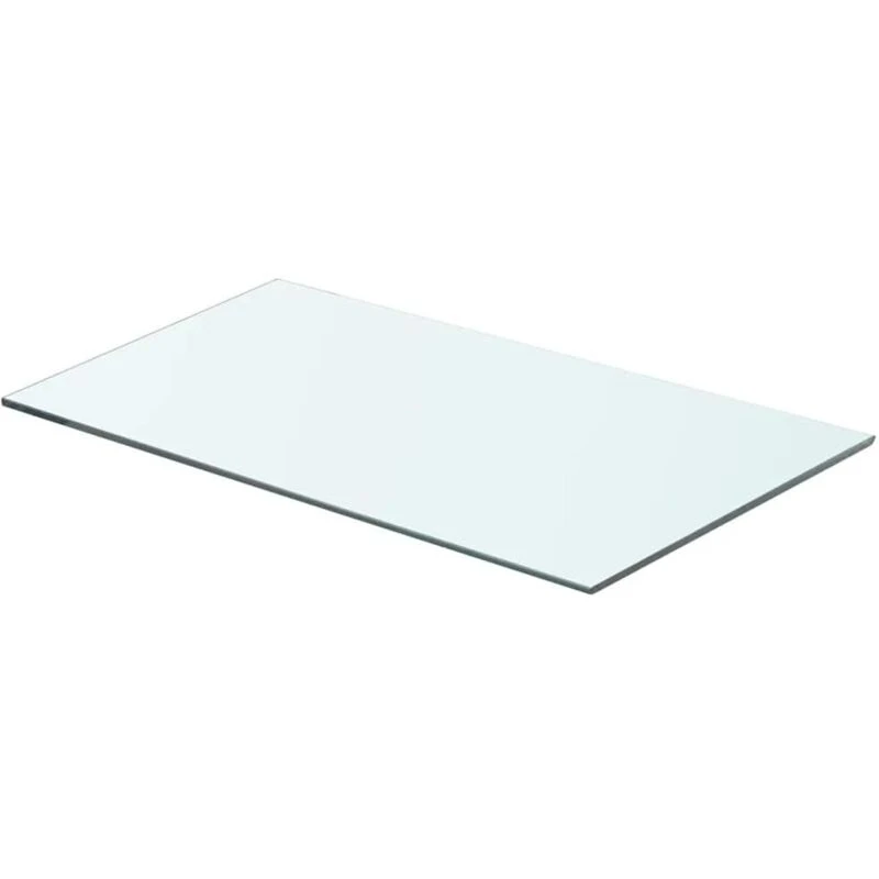Image of vidaXL Shelf Panel Glass Clear 60x30cm Storage Plate Sheet Shelving Display