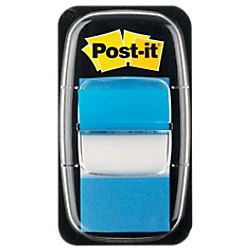 Image of Post it Index Medium Tabs Blue