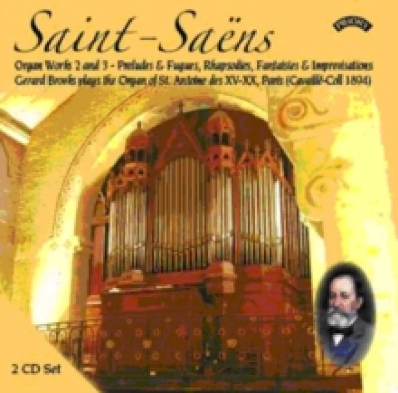 Image of Saint-Saens: Organ Works 2 and 3/Preludes & Fugues/... CD / Album
