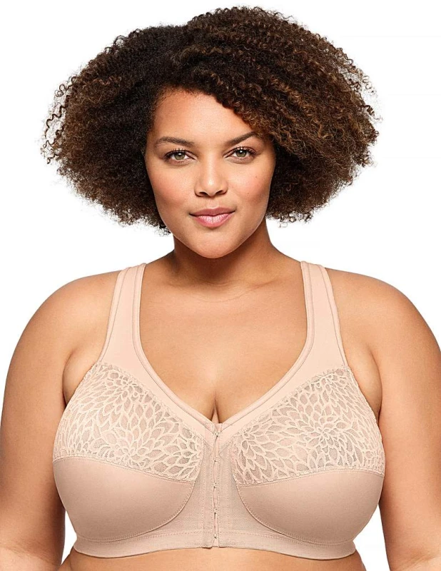 Image of Glamorise Glamorise 1206 Magic Lift Bra Cafe - Glamorise - Size: 46F Cafe Female 46F VK91845