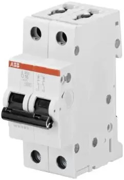 Image of ABB 6 A MCB, 2P Curve D