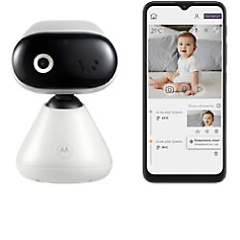 Image of Motorola Pip1000 Smart WiFi Video Baby Camera With Temperature Monitoring - Smart Only 88534