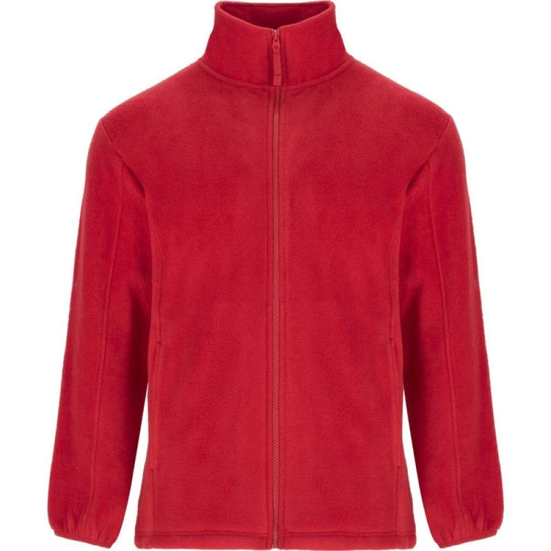 Image of ROLY ROLY Men Artic Full Zip Fleece Jacket in Red Size: Small Red S Male 5063470577545