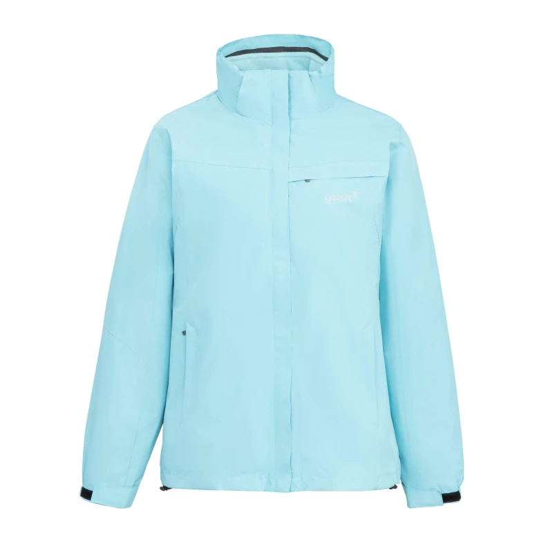 Image of Gelert Womens 3-in-1 Waterproof Windproof Detachable Hood Long Sleeve Jacket Light Blue female 6 (34)