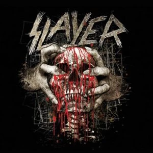 Image of Slayer - Skull Clench Single Cork Coaster
