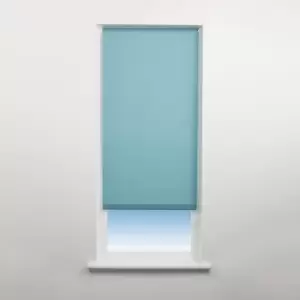 Image of Universal Plain Sea Green Blackout Roller Blind Sea Green