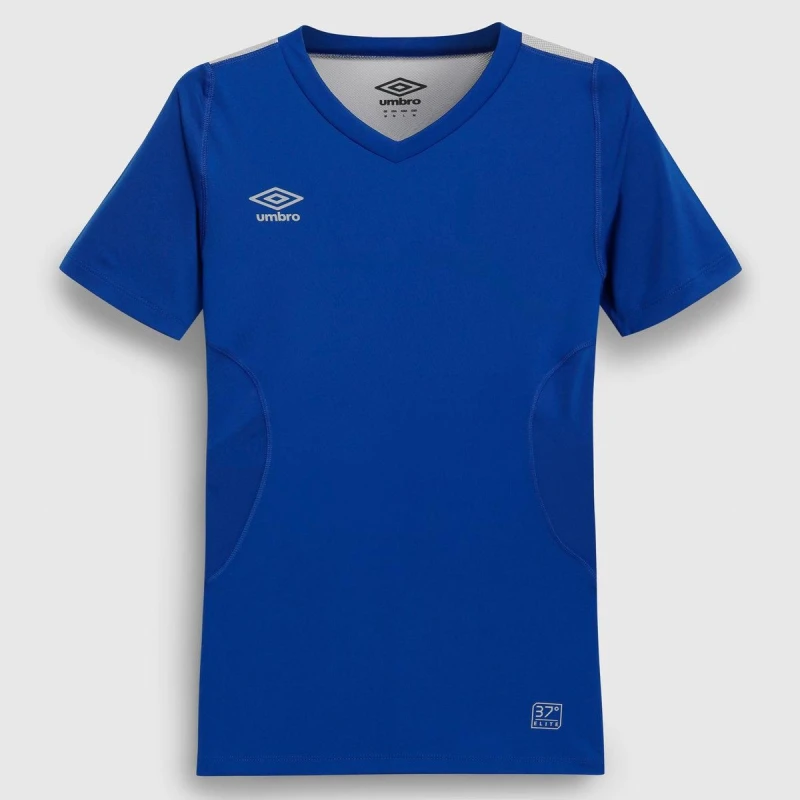 Image of Umbro Umbro Men Elite V Neck Base Layer Top in Royal Size: Small Royal S Male 5063693995645