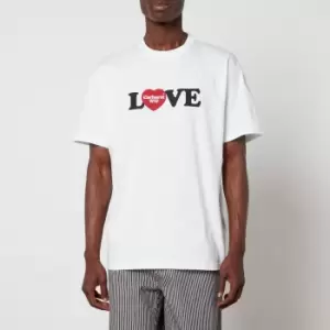 Image of Carhartt WIP Love Cotton-Jersey T-Shirt - S