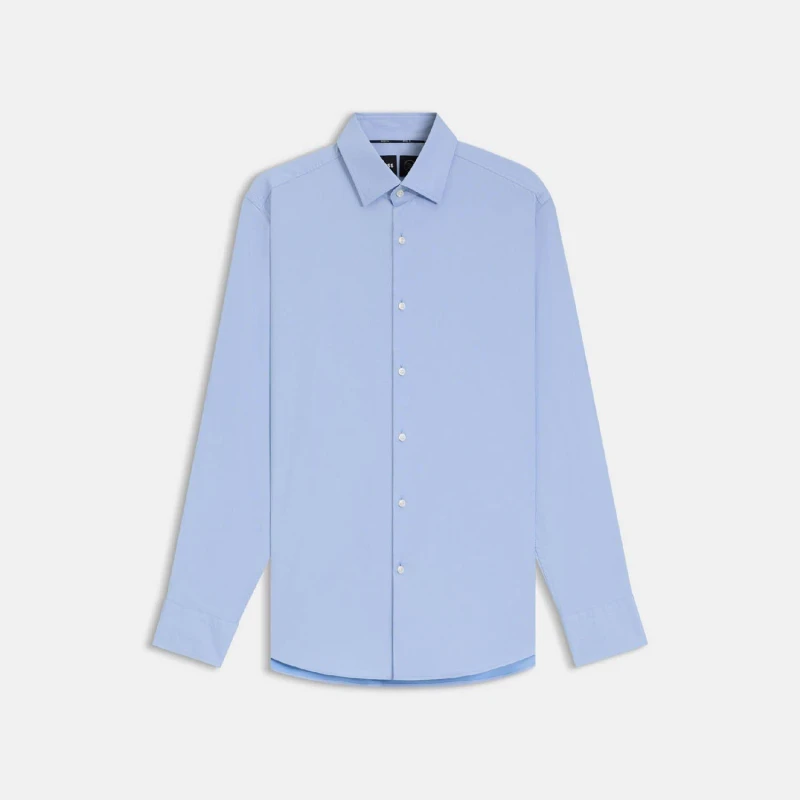 Image of Boss Boss P-Hank-Kent-C1-222 10241343 02 Oxford Shirt Mens Pastel Blue male 37
