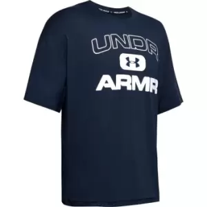 Image of Under Armour Armour Moments Short Sleeve T Shirt Mens - Blue