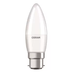 Image of Osram 5W Parathom Frosted LED Candle Bulb BC/B22 Very Warm White - 061613