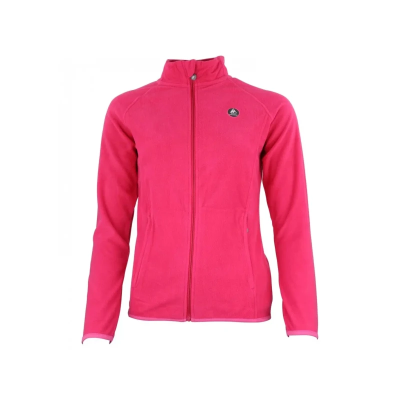 Image of Womens full-zip polyester fleece Peak Mountain Rose Female S