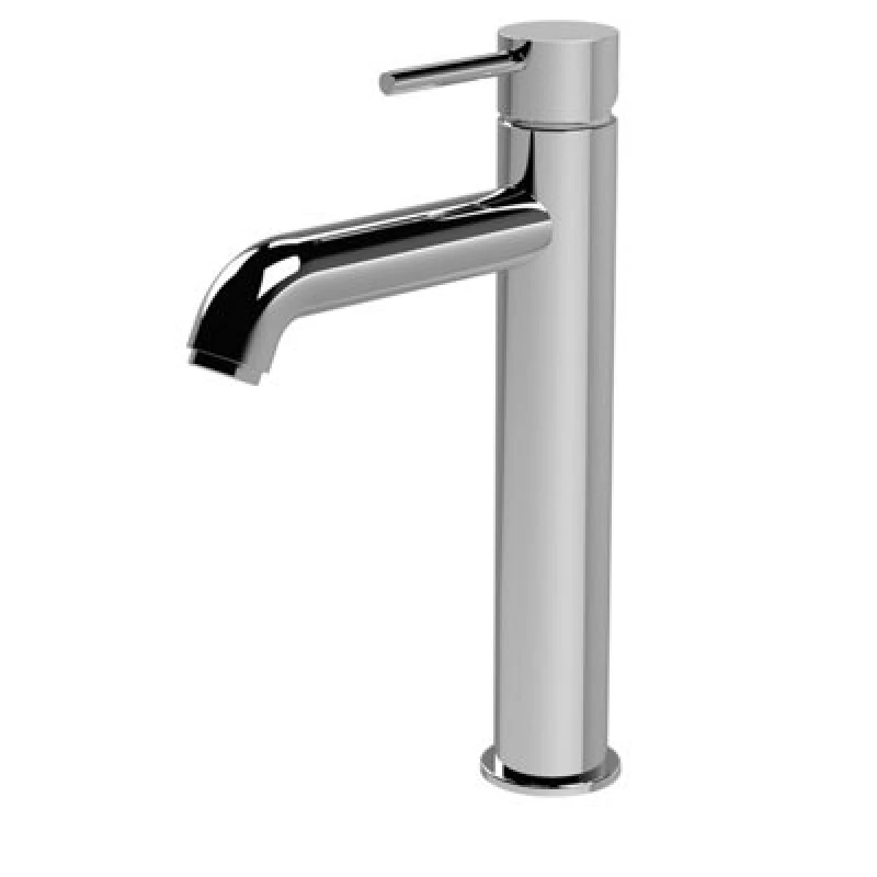 Image of BALTERLEY Round Minimalist Tall Mono Basin Mixer Tap - Chrome BTB370